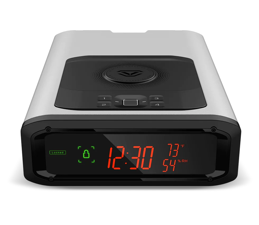 ⏰Buy 2 Get 1 Free 🗃️Smart Station™ Biometric Smart Safe with Built-in Wireless Phone Charger +