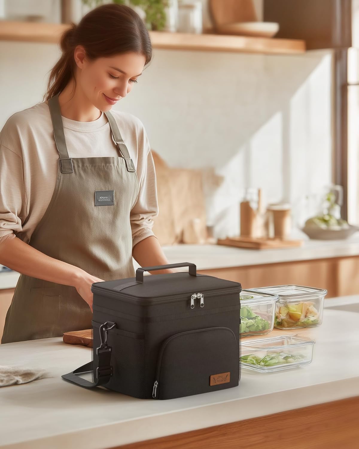 #🔥Portable Insulated Lunch Box – 3-Layer Thermal Cooler Bag for Work, School & Travel