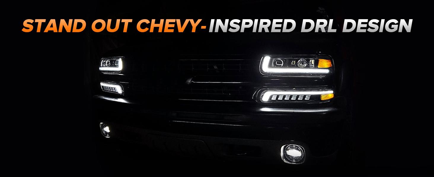 Tahoe DRL Turn Signal Hi/Low Beam with Bulbs