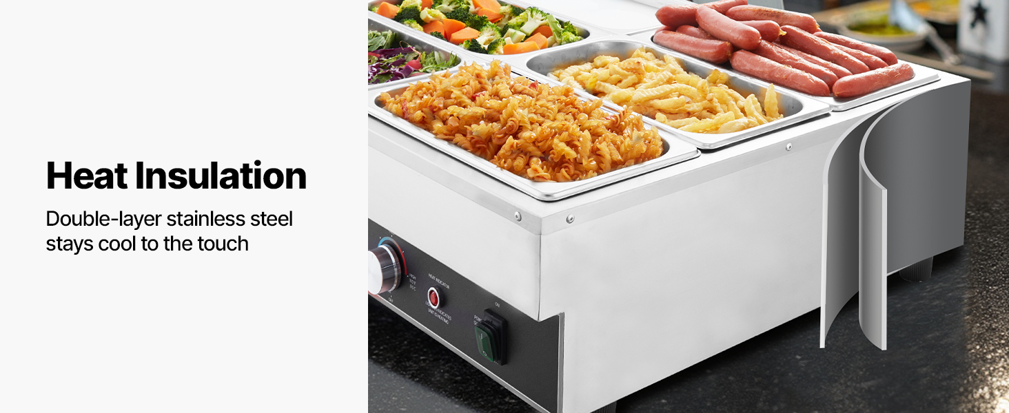 Commercial food warmer