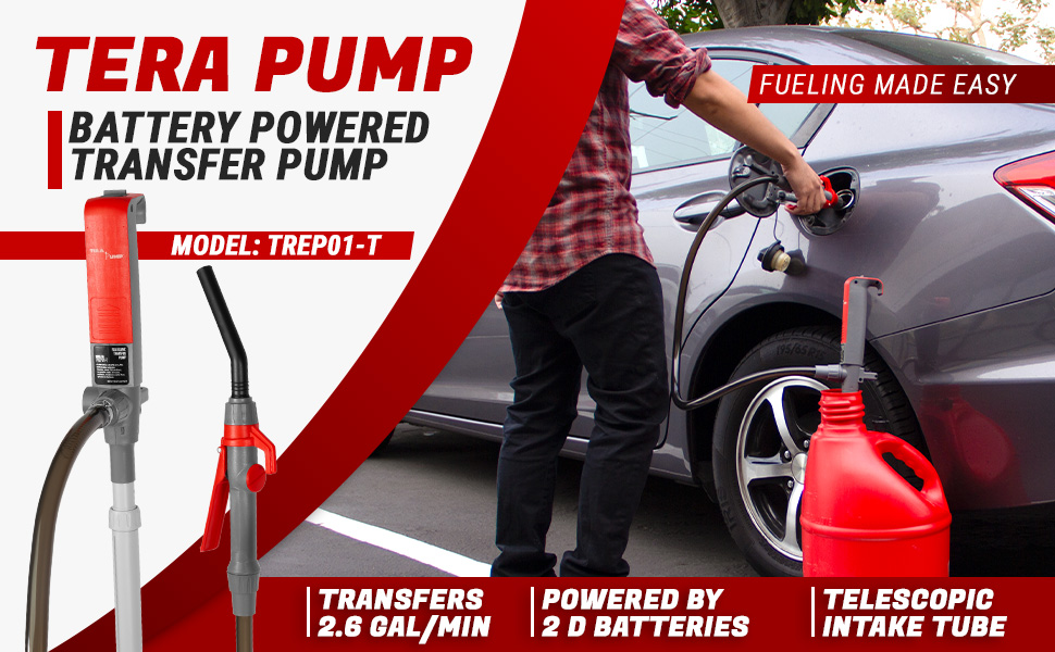 TERA PUMP Fuel Transfer Pump w/Quick Flow Control Pakistan | Ubuy