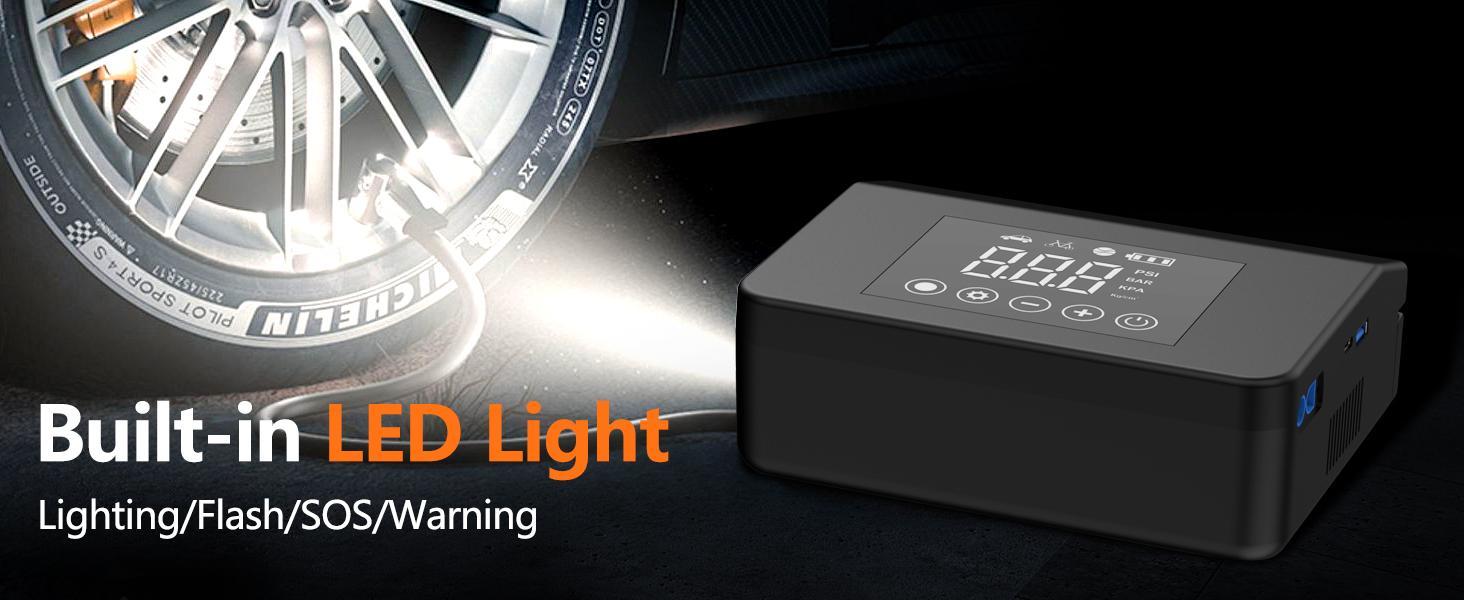 【HiEHA】2026 4000A Car Jump Starter with 150PSI Tire Inflator, 15000mAh Power Bank & LED Light, 4 in 1 All-Season Savior, Reliable in -20&deg;F, Compatible with Most Cars & Trucks, For All Driving Situations