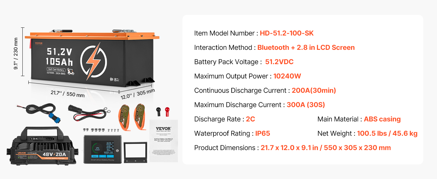 lithium golf cart battery 48v conversion kit