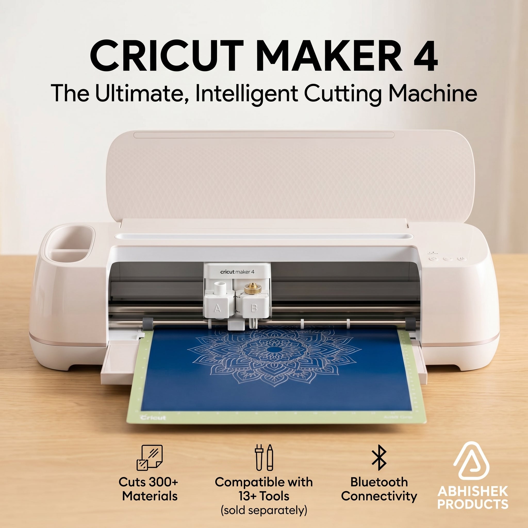 Cricut Maker 4 Smart Cutting Machine | 300+ Materials – Abhishek Products