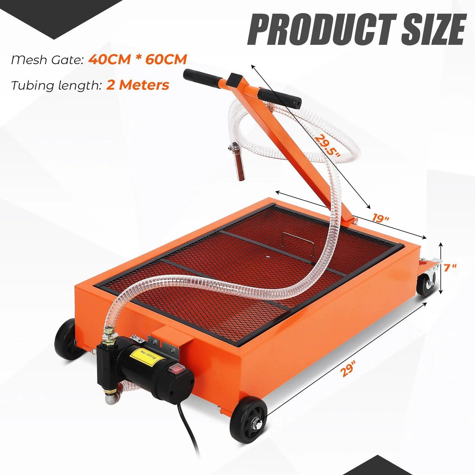 【GARVEE】Oil Drain Pan-20 Gallon and 15 Gallon Low Profile Options with Hand or Electric Pump, Includes 8ft Hose & Folding Handle, Perfect for Efficient Oil Draining in Cars, SUVs, and Trucks. Tools Portable 【GARVEE】Oil Drain Pan-20 Gallon and 15 Gallon Low Profile Options with Hand or Electric Pump, Includes 8ft Hose & Folding Handle, Perfect for Efficient Oil Draining in Cars, SUVs, and Trucks. Tools Portable