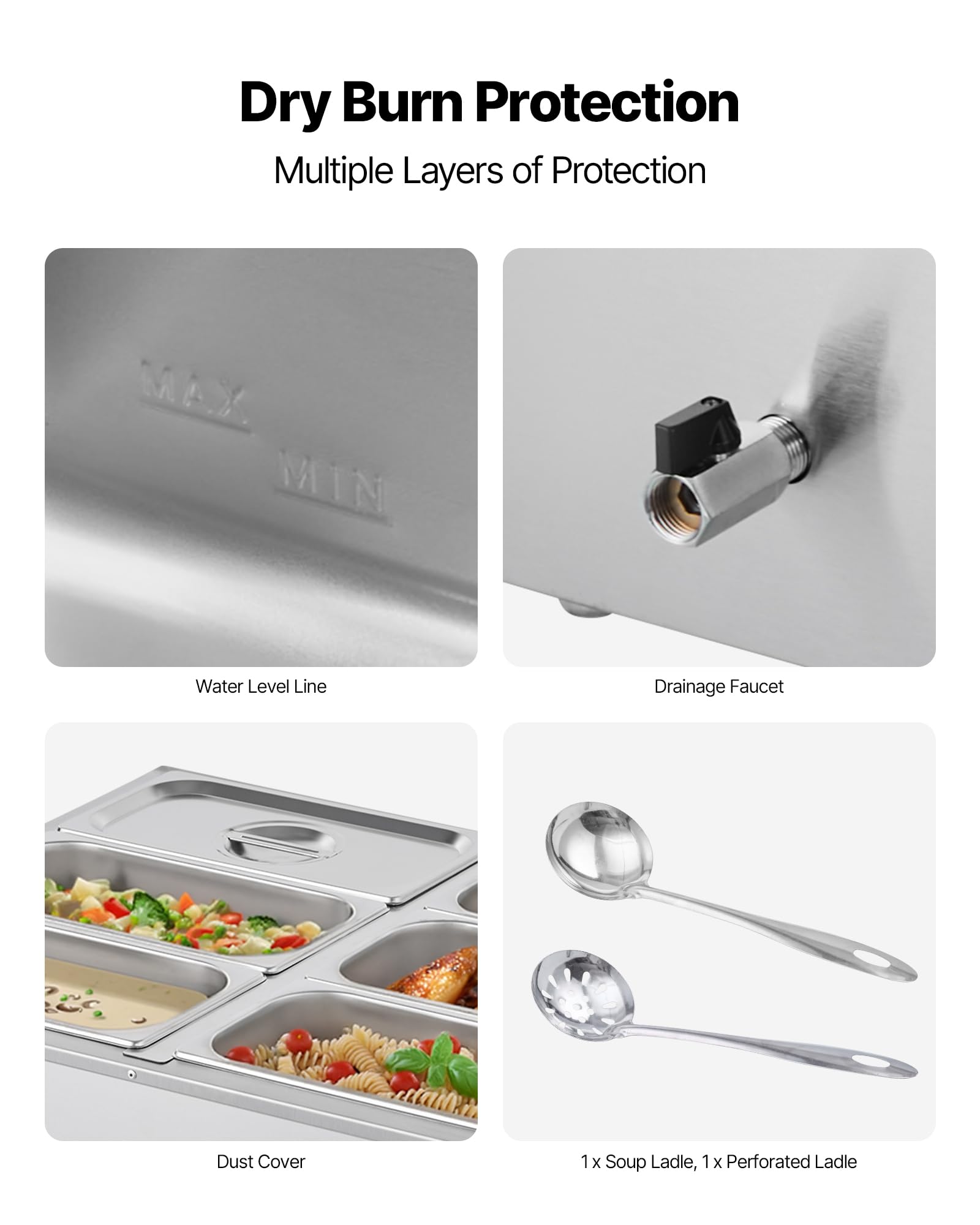 🔥Buy 1 Get 1 Free🔥 6-Pan Commercial Food Warmer