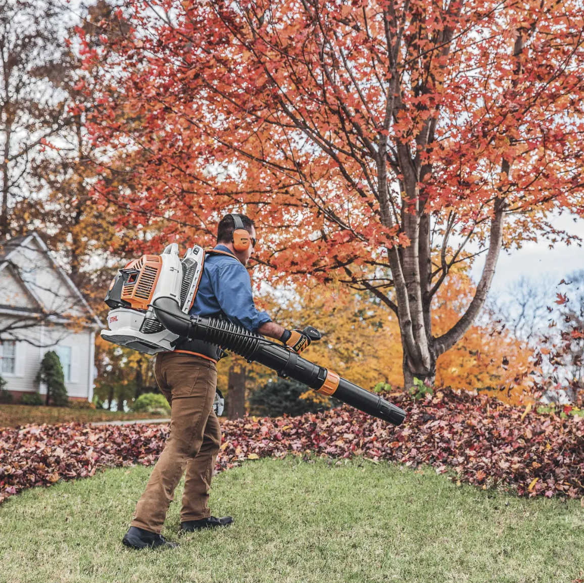 ✨Today's Deal✨Gas-Powered Backpack Blower