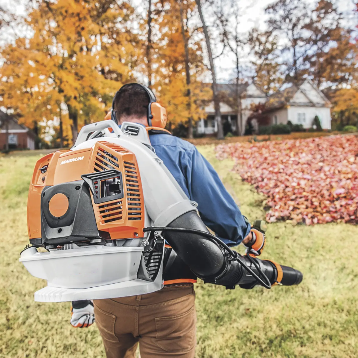 ✨Today's Deal✨Gas-Powered Backpack Blower