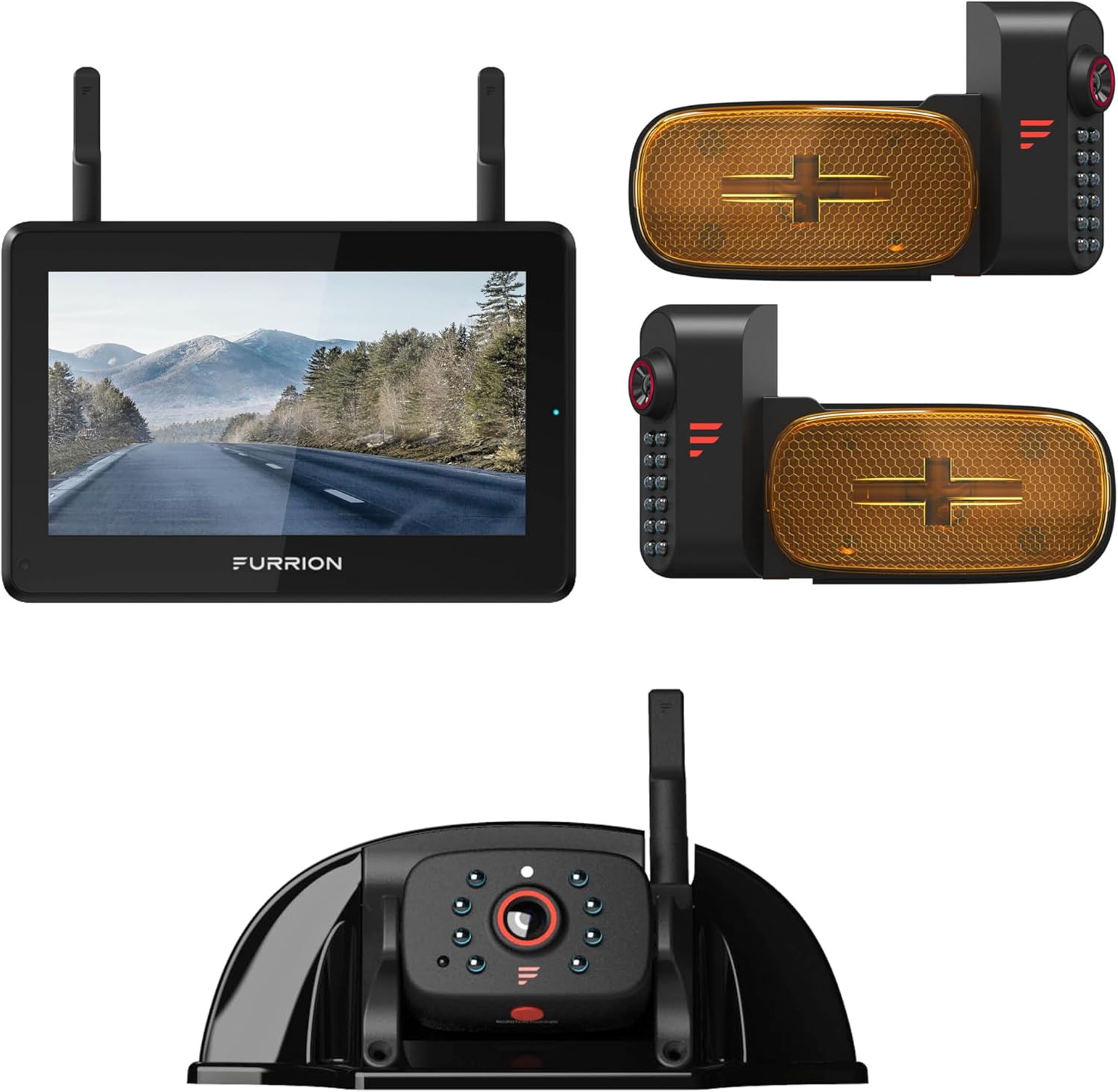 Furrion Magnetic Wireless Solar Backup Camera (with 7-inch IPS Touchscreen)