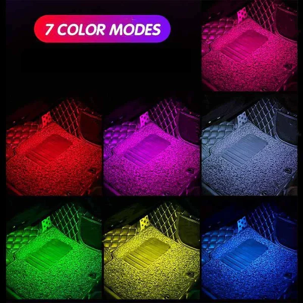 【BIG SALE】A16-GCYS- Wireless Car Interior Ambient Lights- Chargeable USB -star pattern and warm light 2in1-Led Star Decoration Light for Car & Room