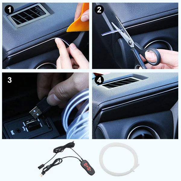 Atmosphere Neon Strip Light for Interior Car Panel $26.99 Regular price$53.98Sale price  50 % OFF