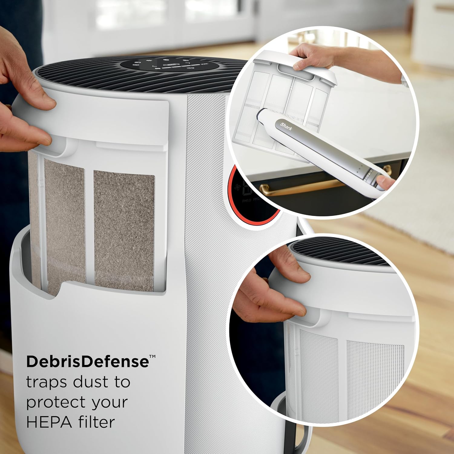 Spring sale Air Purifier for Home with NeverChange(5-Year) HEPA Air Filter