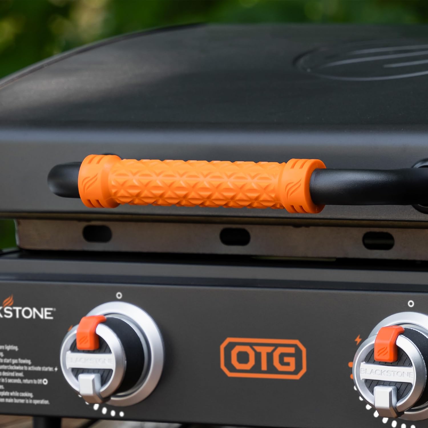 22" Tabletop Griddle with Hood, Electric & Gas, Portable Grill for Camping & Tailgating