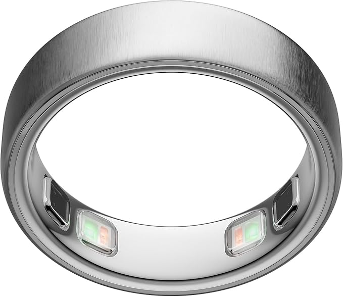 💥Special Offers Oura Ring 5 - Black - Size 6 - World’s Smallest Smart Ring - Sleep, Activity, Women’s Health, AI Advisor, 1 Week of Battery Life, Size Before You Buy, Android & iOS Compatible