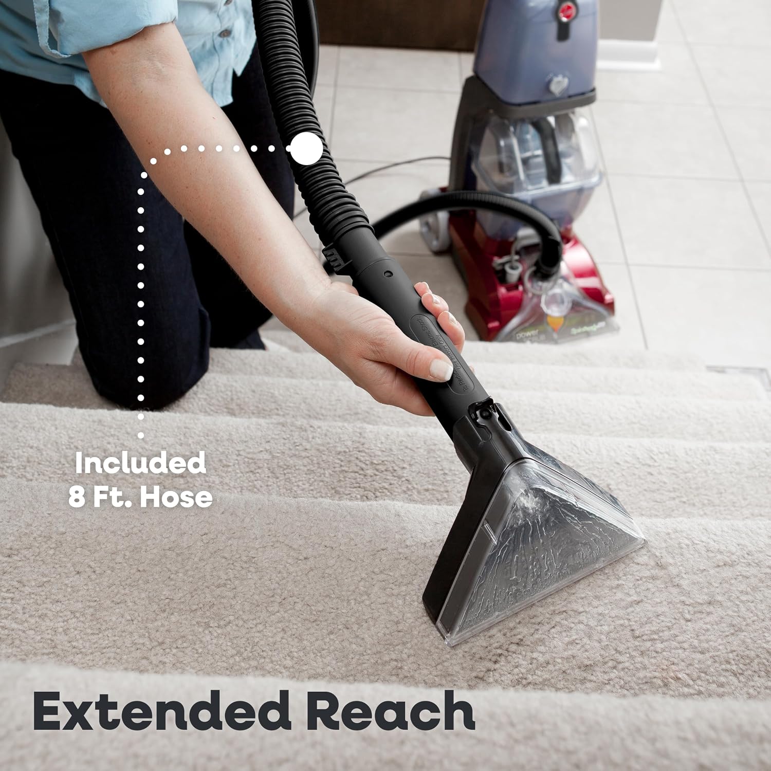  🎊Limited-time promotion: 🎁Hoover PowerScrub Deluxe Carpet Cleaner – includes carpet cleaning solution.