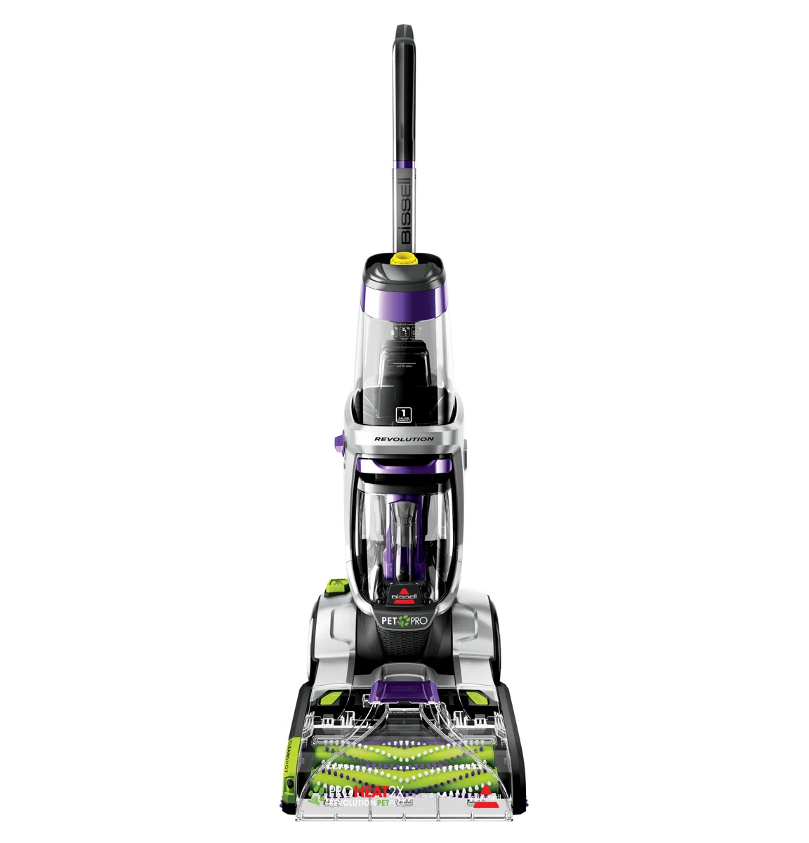 BISSELL ProHeat 2X Revolution Pet Pro Plus, Upright Deep Cleaner, Dual Dirt Lifter Powerbrush, Hose & Tool Attachment, Pet Upholstery Tool