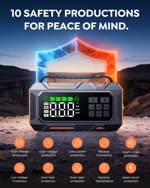【New Release】Buture Beta09 Jump Starter 8000A All‑in‑One Roadside Power Pack