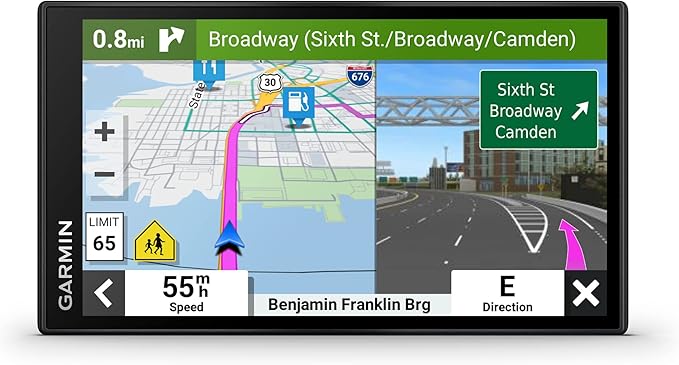 Mother's Day Limited-Time Offer - Garmin In-Vehicle GPS Navigator, featuring bright, clear, high-resolution maps and the Garmin Voice Assistant.