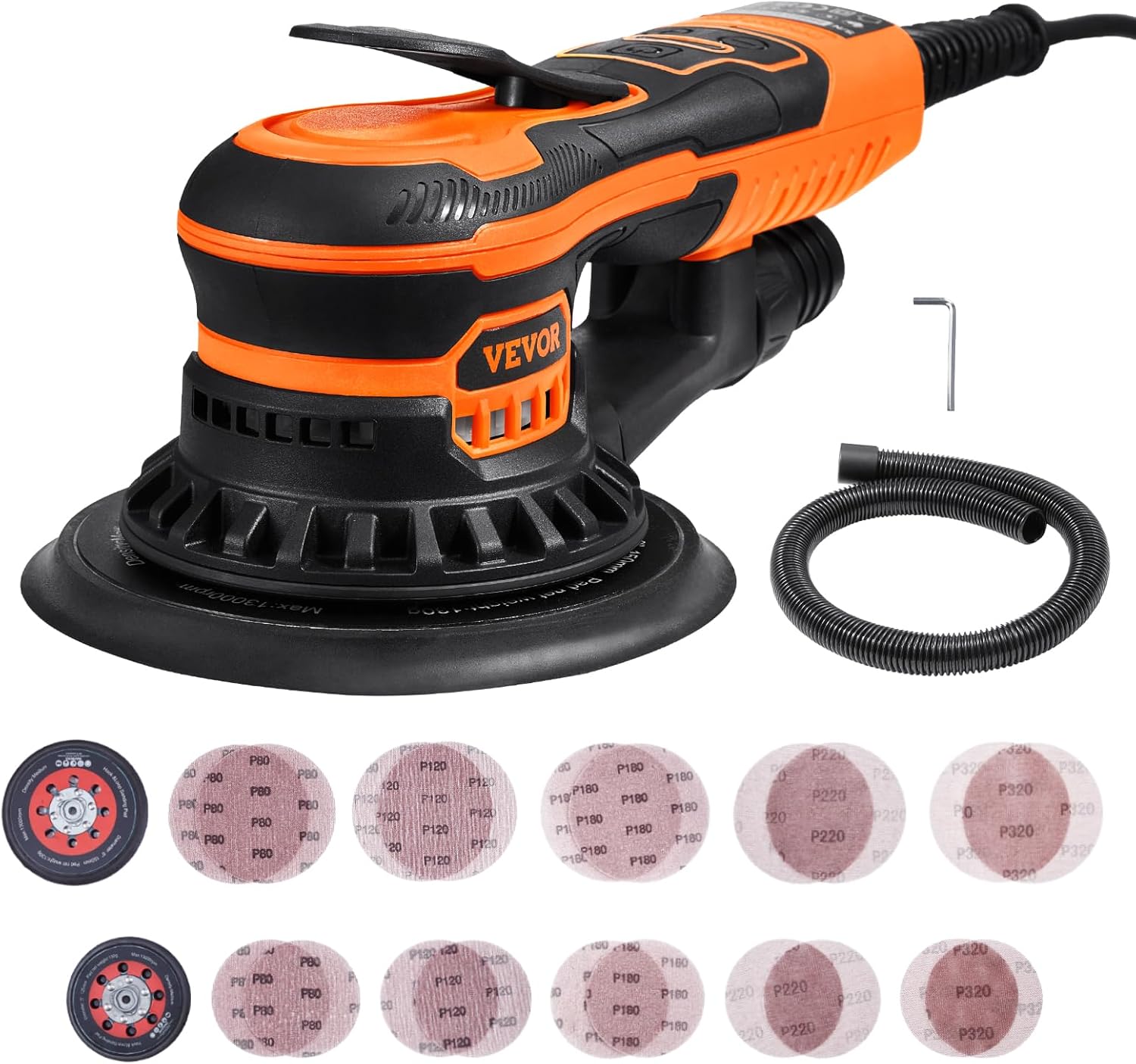 🔥Summer Sale🔥VEVOR Random Orbital Sander 5 & 6-Inch