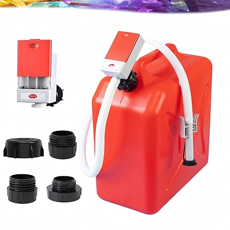 #Complete Cordless Fuel Pump Kit with 4.0Ah Battery – Compatible with DeWalt 20V & Milwaukee 18V