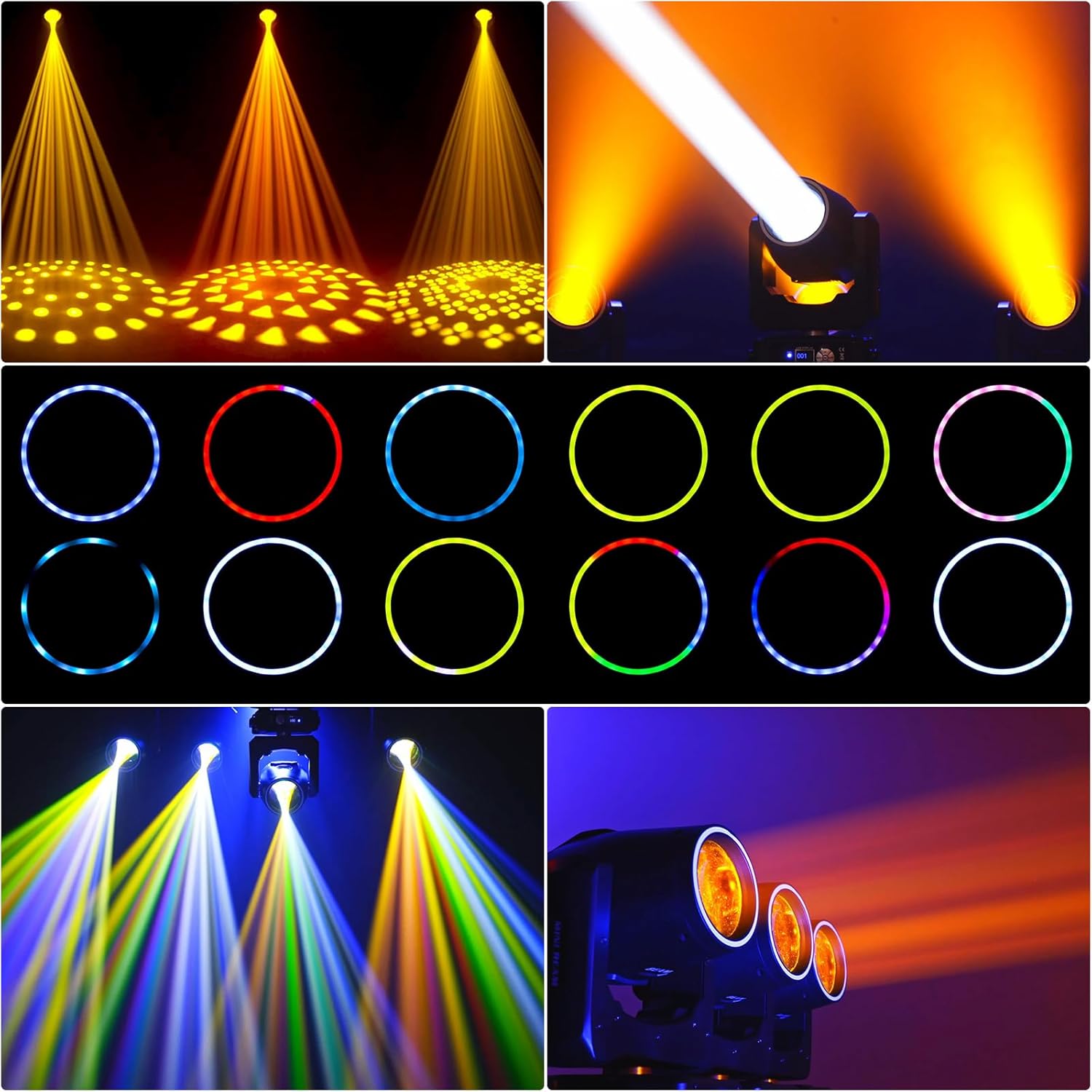 🔥Buy 1 Get 1 Free🔦✨350W 7R Beam Moving Head Light