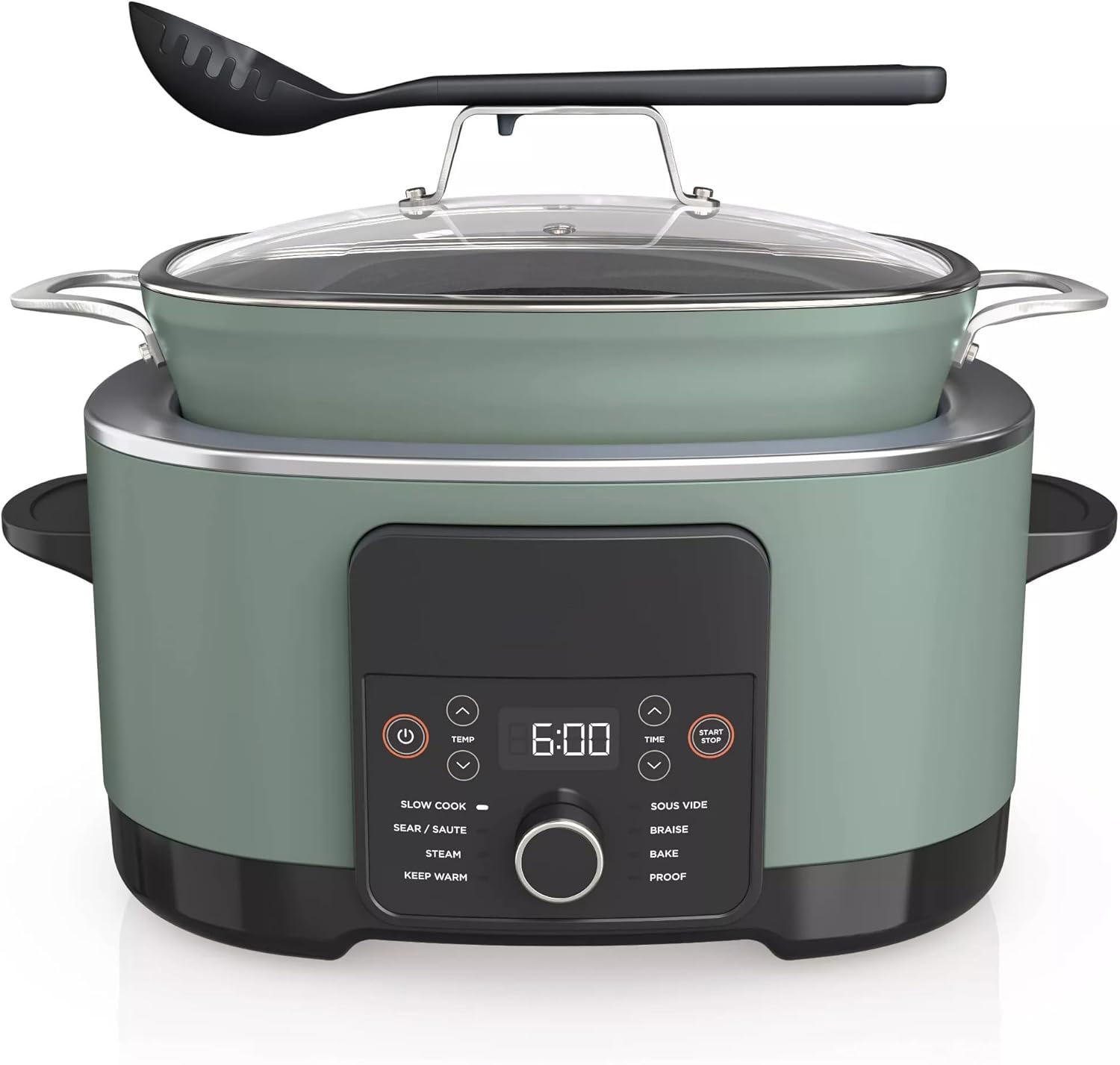 🎉🎉Limited-Time Offer🔥Ninja® 14-in-1 Multi-Function Cooker™ PRO | 8.5 quart, combining sous vide, fermentation, baking, and steaming functions | Slow cooker, Dutch oven | Glass lid and integrated spoon