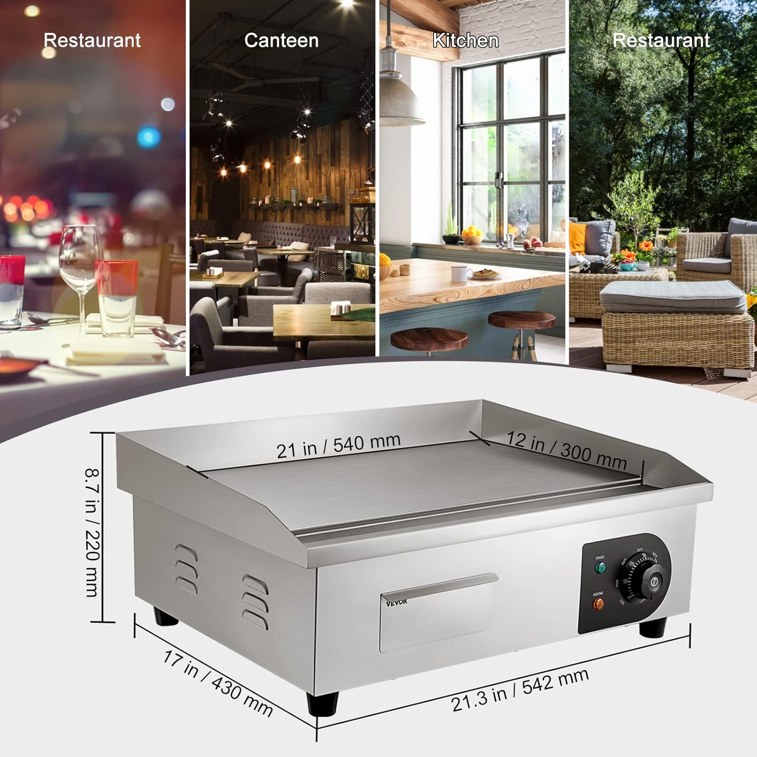 VEVOR Commercial Electric Griddle