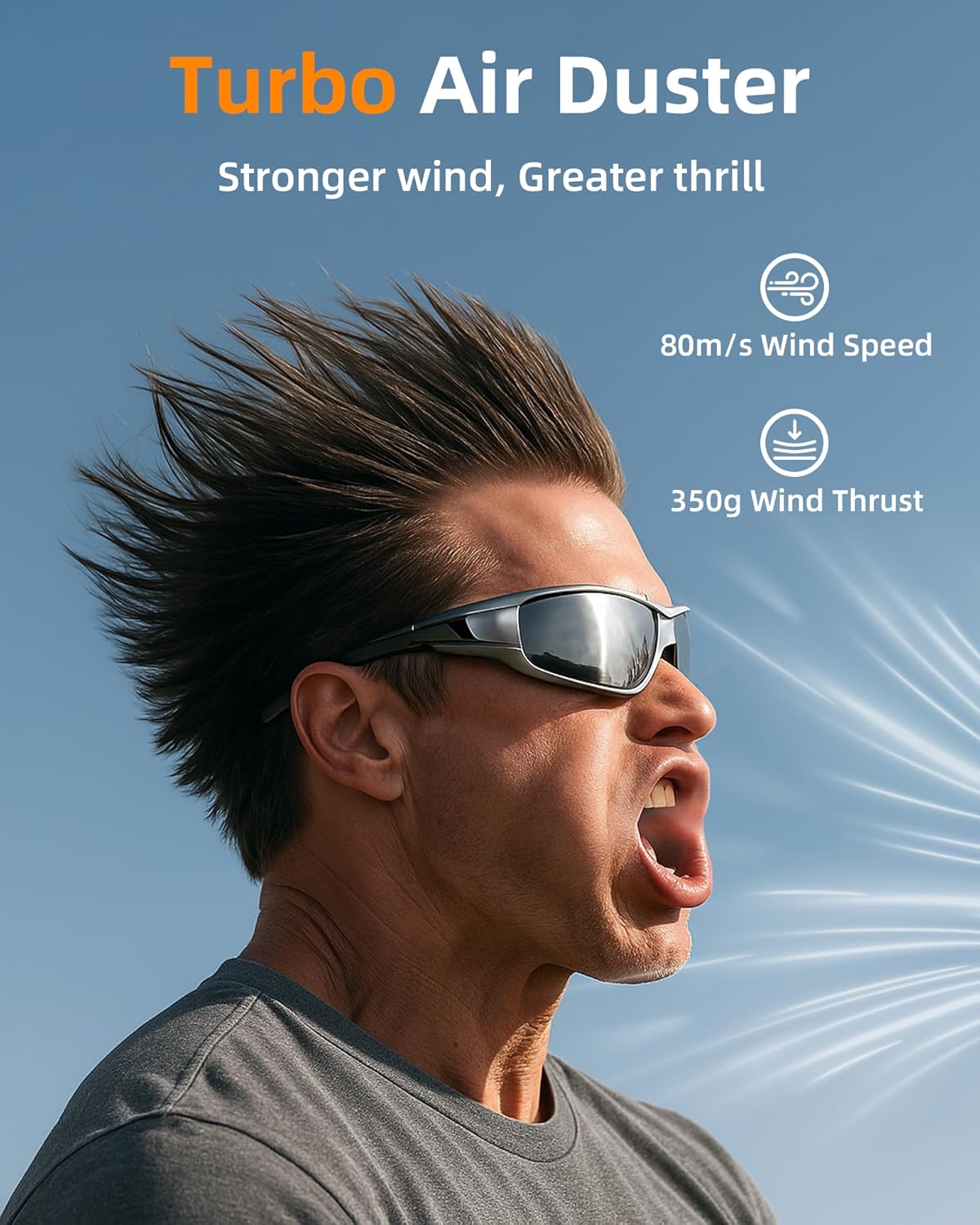 All-in-One Air Blasting System,Rechargeable Portable Cordless Air Blower for Home, Car, Computer, and Keyboard