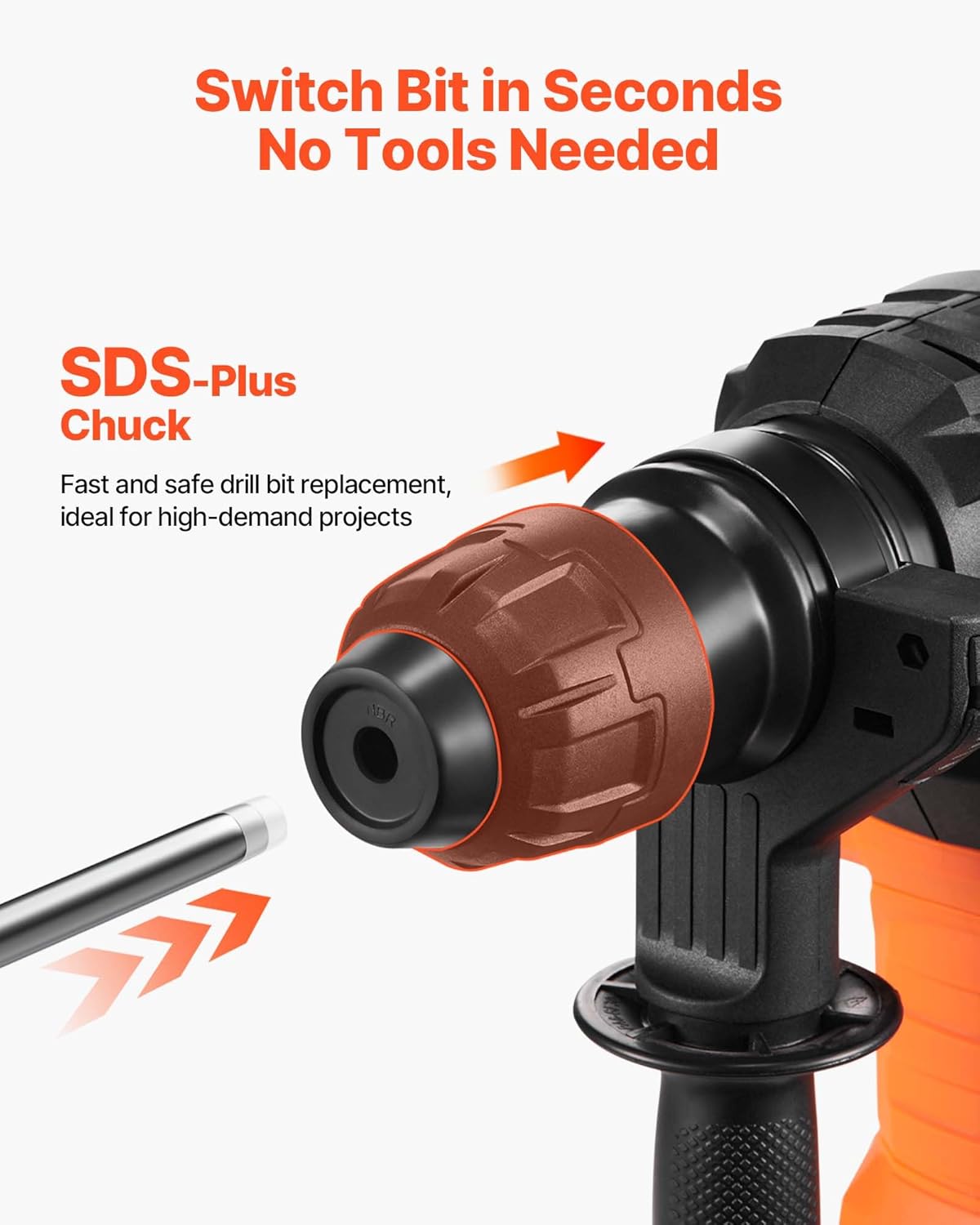 🔥Summer Sale🔥VEVOR SDS-Plus Rotary Hammer Drill