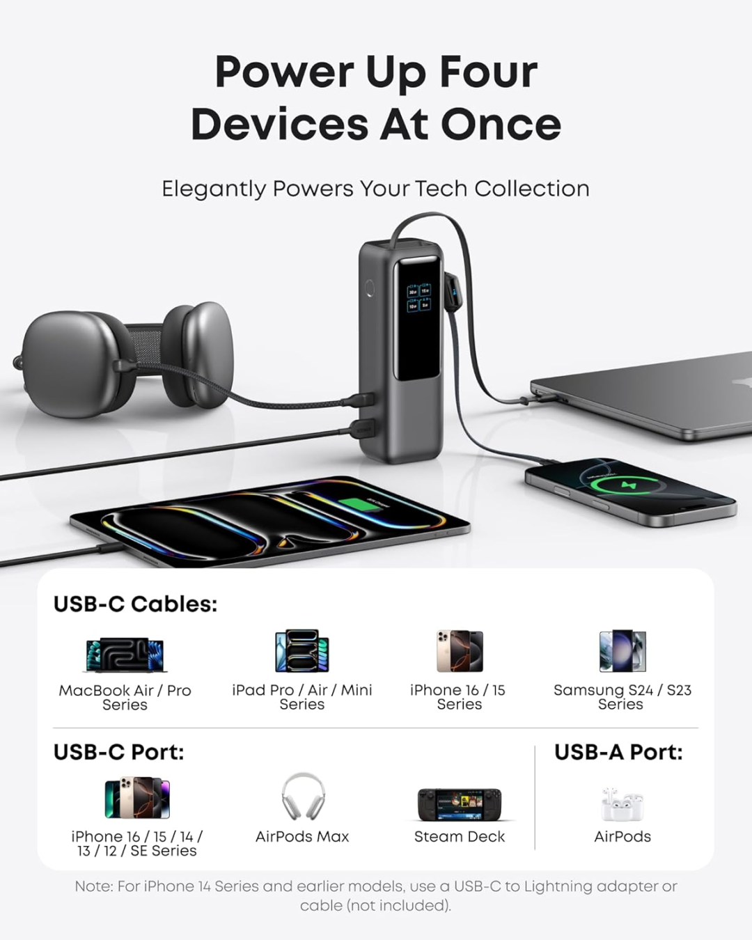 📱Flash Sale- Smart Digital Display Portable Charger Ultra-Fast Power Bank (Various Models) 🚀