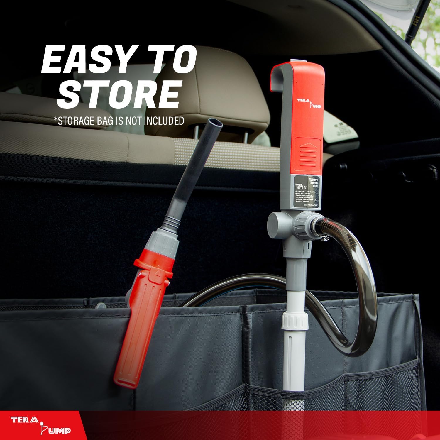 💥Today Only⚡TERA PUMP Portable Fuel Pump with 10FT XL Hose for Gas & Diesel