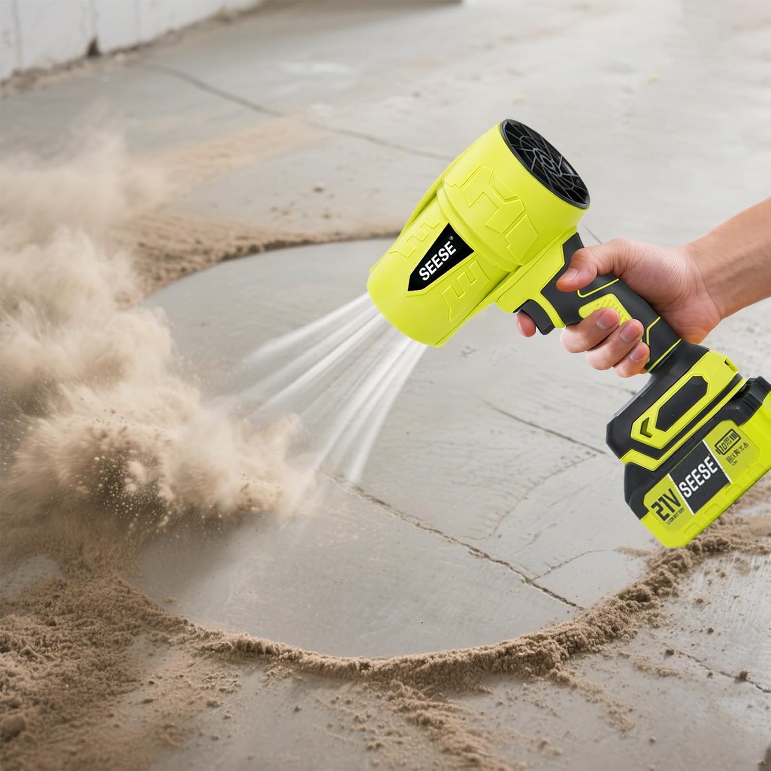 Buy one get one free-SEESE Cordless Leaf Blower Violent TurboFan 