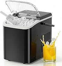 [Copy]🔥BIG SALE🔥Electactic Commercial Ice Maker Machine,101lbs/24H Stainless Steel Ice Machine,33lbs Storage, Auto Self-Cleaning Freestanding Ice Maker, Ice Machine Freestanding for Bar/Cafe/Restaurant-Silver