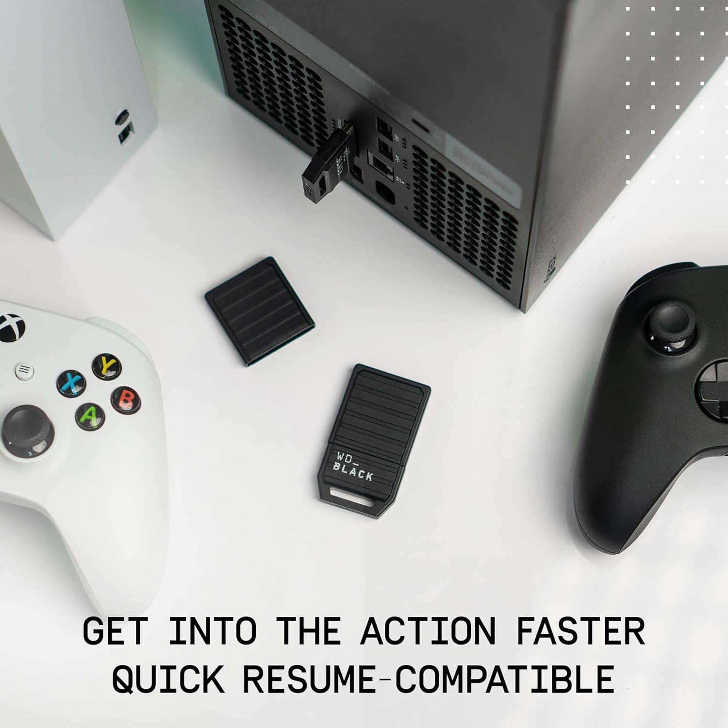 🏆Flash Sale⚡🎮WD_Black 2TB C50 Storage Expansion Card, Officially Licensed for Xbox – Quick Resume, Plug & Play, NVMe SSD Expansion for Xbox Series X|S Gaming Consoles