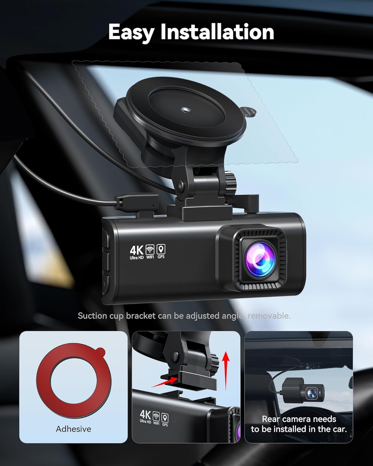 💥Today Only⚡🚗 REDTIGER F7NP 4K Dash Cam
