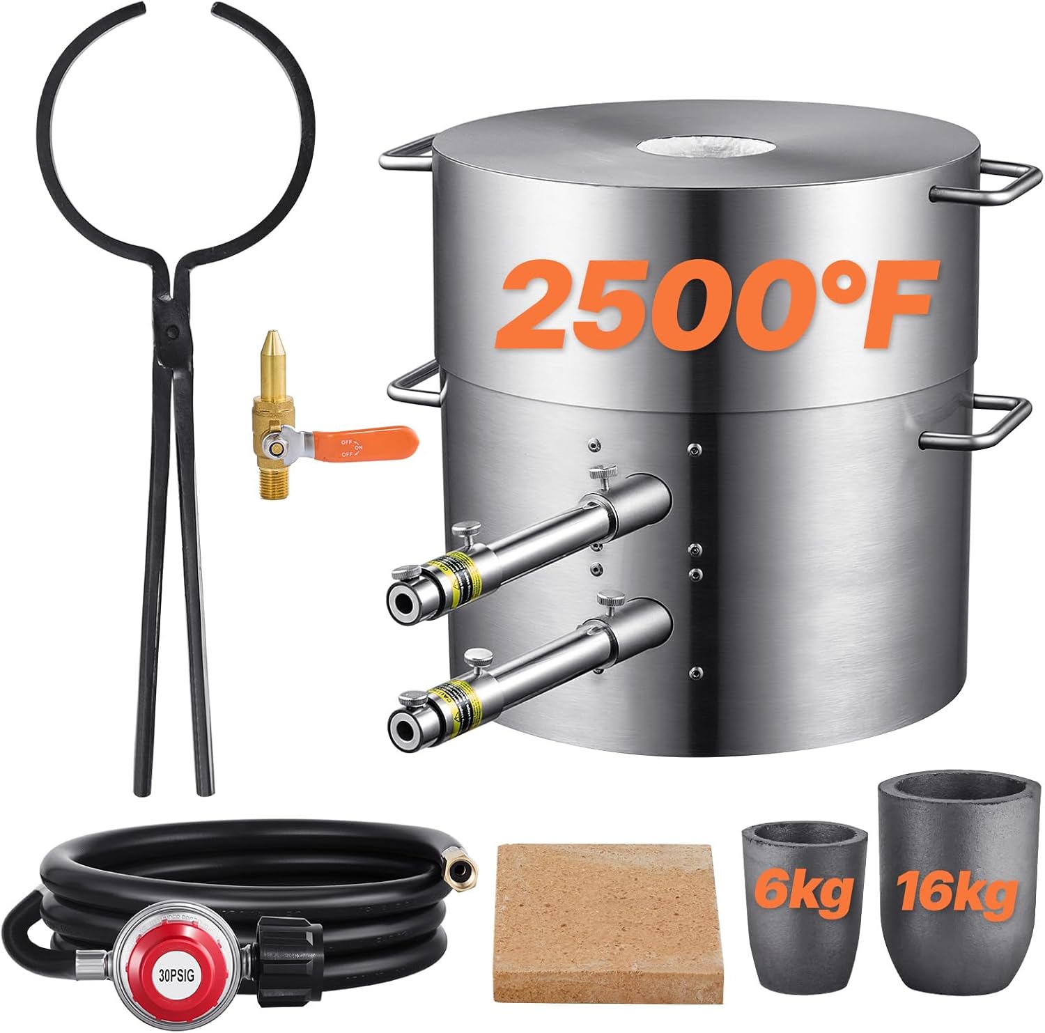 VEVOR 12KG Propane Melting Furnace Kit Large Capacity Foundry Home
