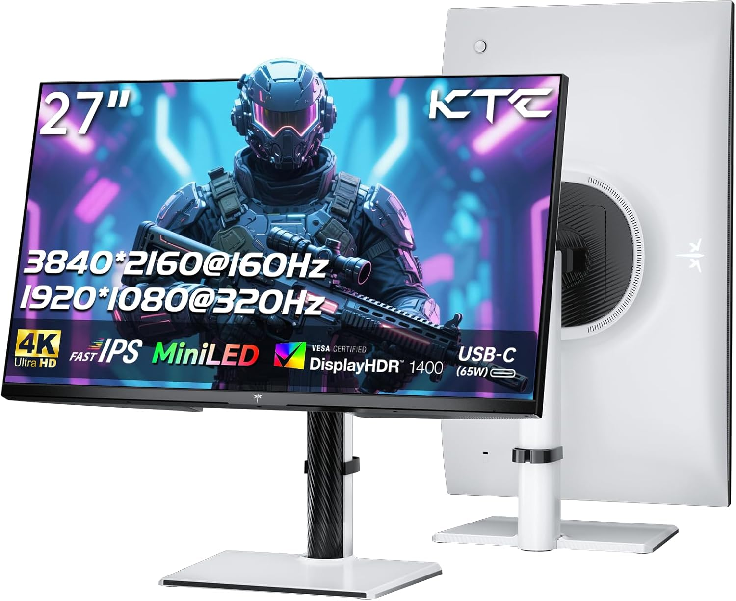 🎮 LIMITED TIME OFFER- 27 Inch Ultra-Fast 320Hz Gaming Monitor [Various Hz/Specs Available] - 1440P QHD Fast IPS Computer Screen with Adaptive-Sync & HDR400 for PC & PS5 ⚡