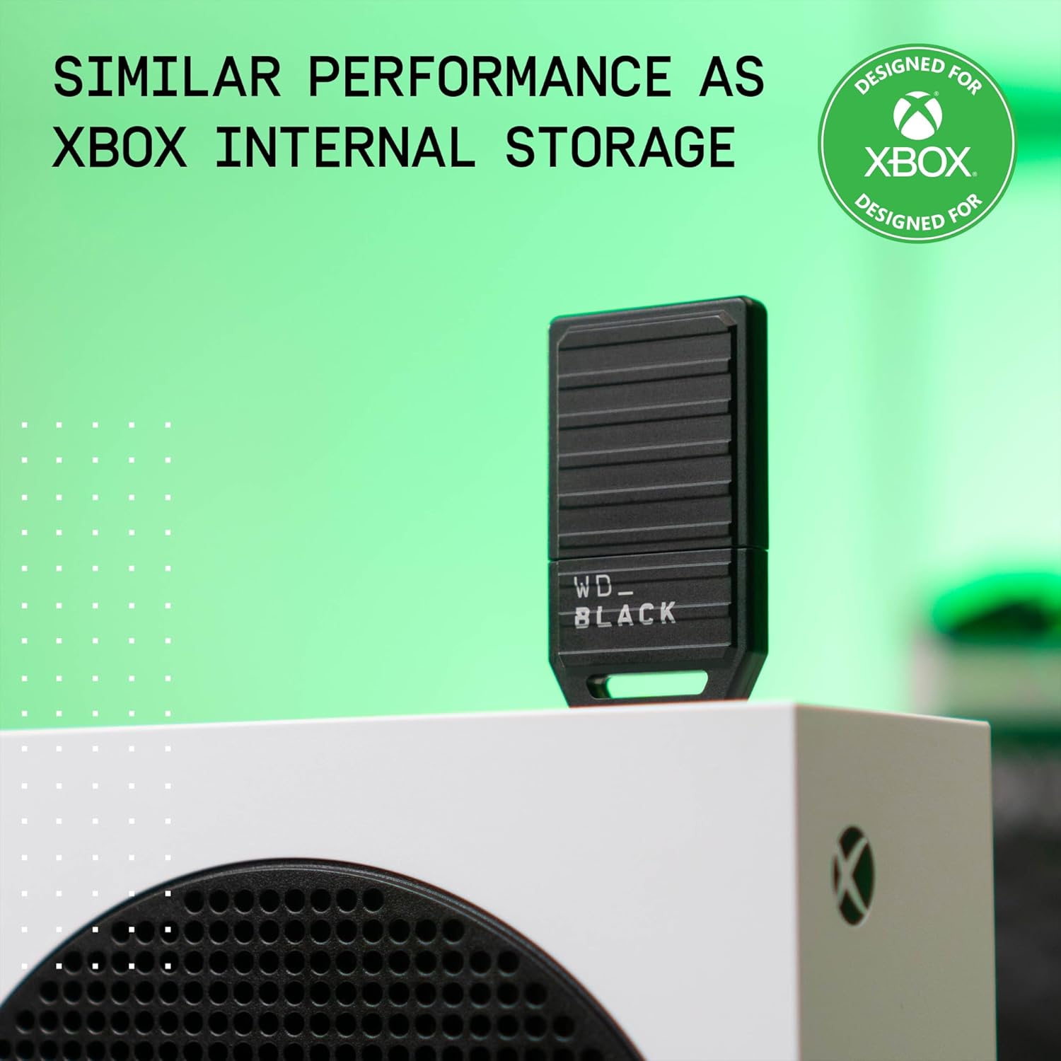 🏆Flash Sale⚡🎮WD_Black 2TB C50 Storage Expansion Card, Officially Licensed for Xbox – Quick Resume, Plug & Play, NVMe SSD Expansion for Xbox Series X|S Gaming Consoles