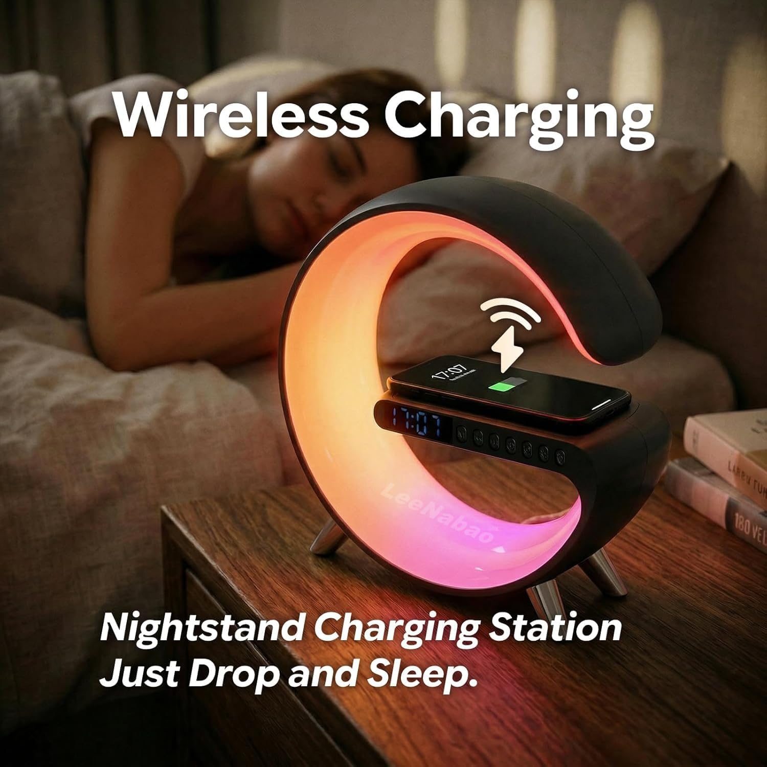 🔥Buy 1 Get 1 Free🔋🎶5-in-1 Smart Bedside Lamp
