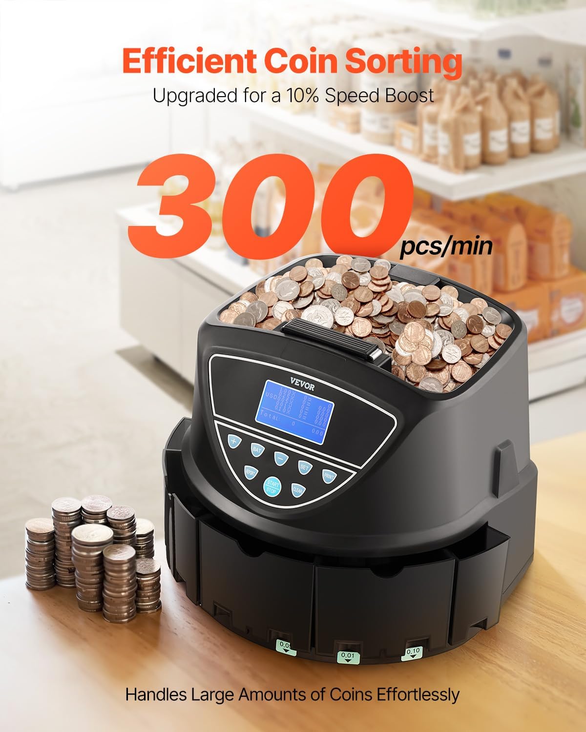 🔥Final Moments🔥VEVOR Upgraded Coin Counter & Sorter