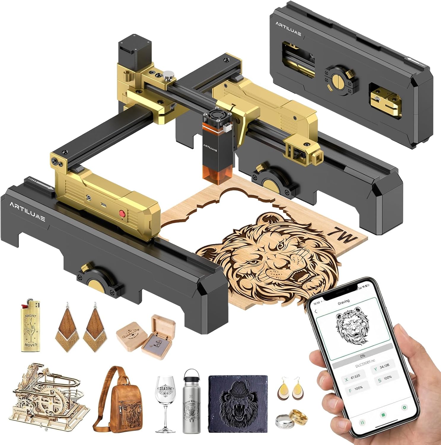 spring sale T1 Foldable Laser Engraver
