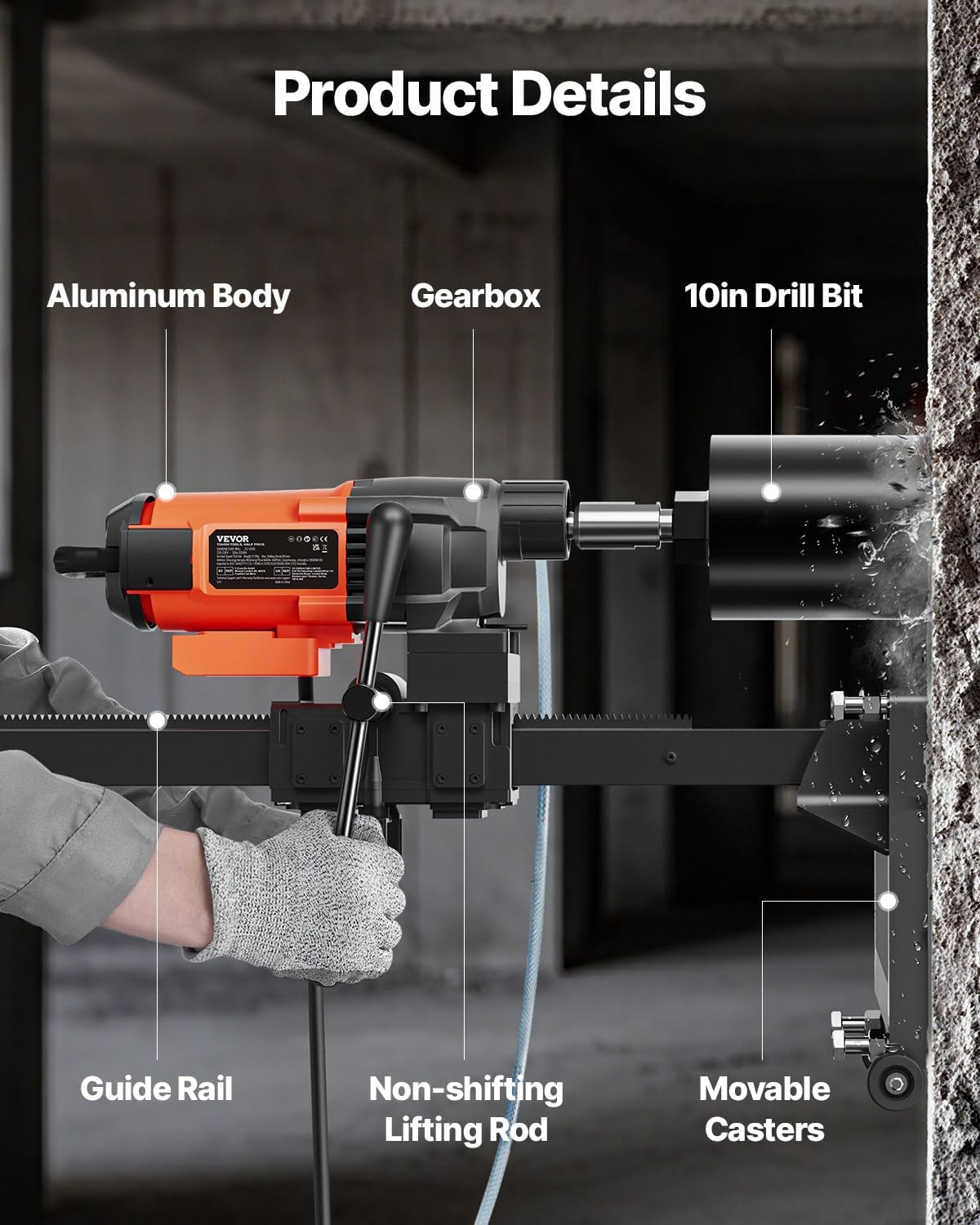 🔥Big Sale🔥VEVOR Diamond Core Drilling Machine