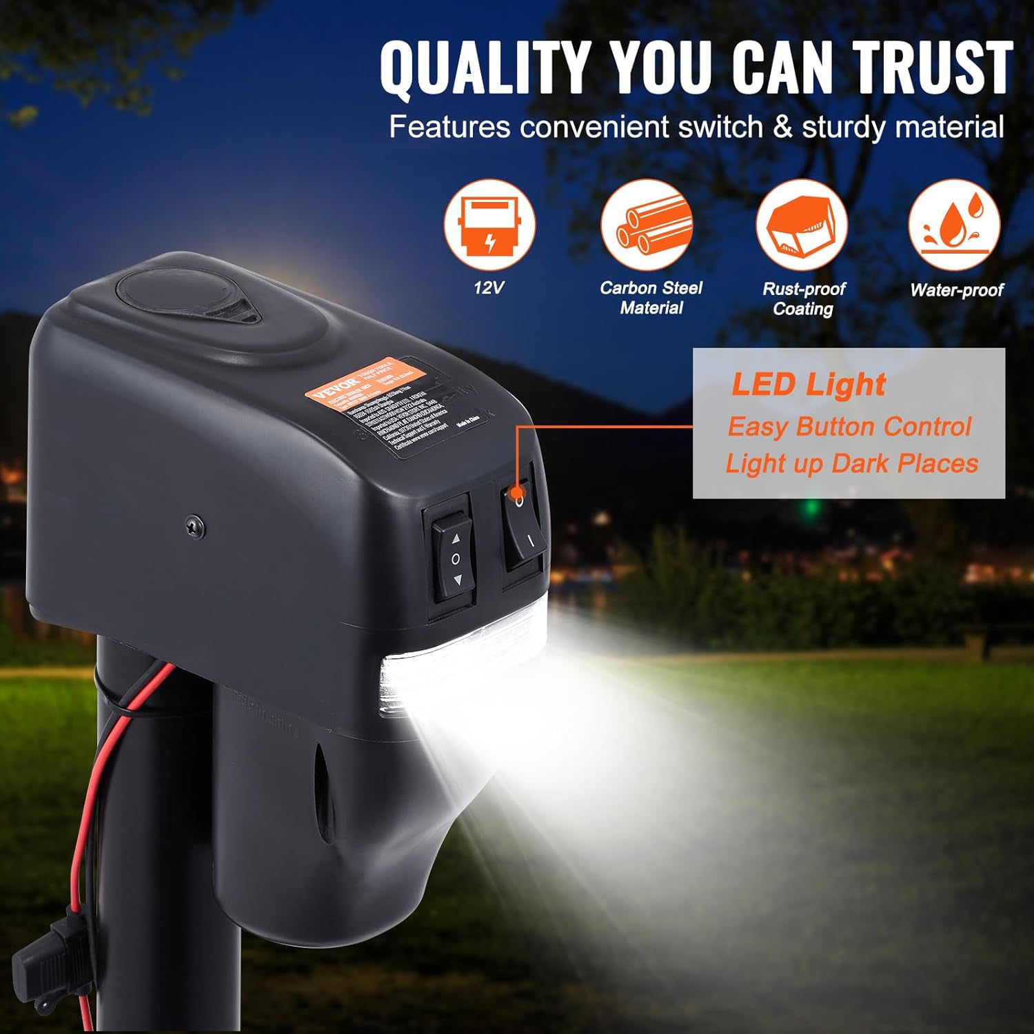 🔥Summer Sale🔥VEVOR Electric Trailer Jack