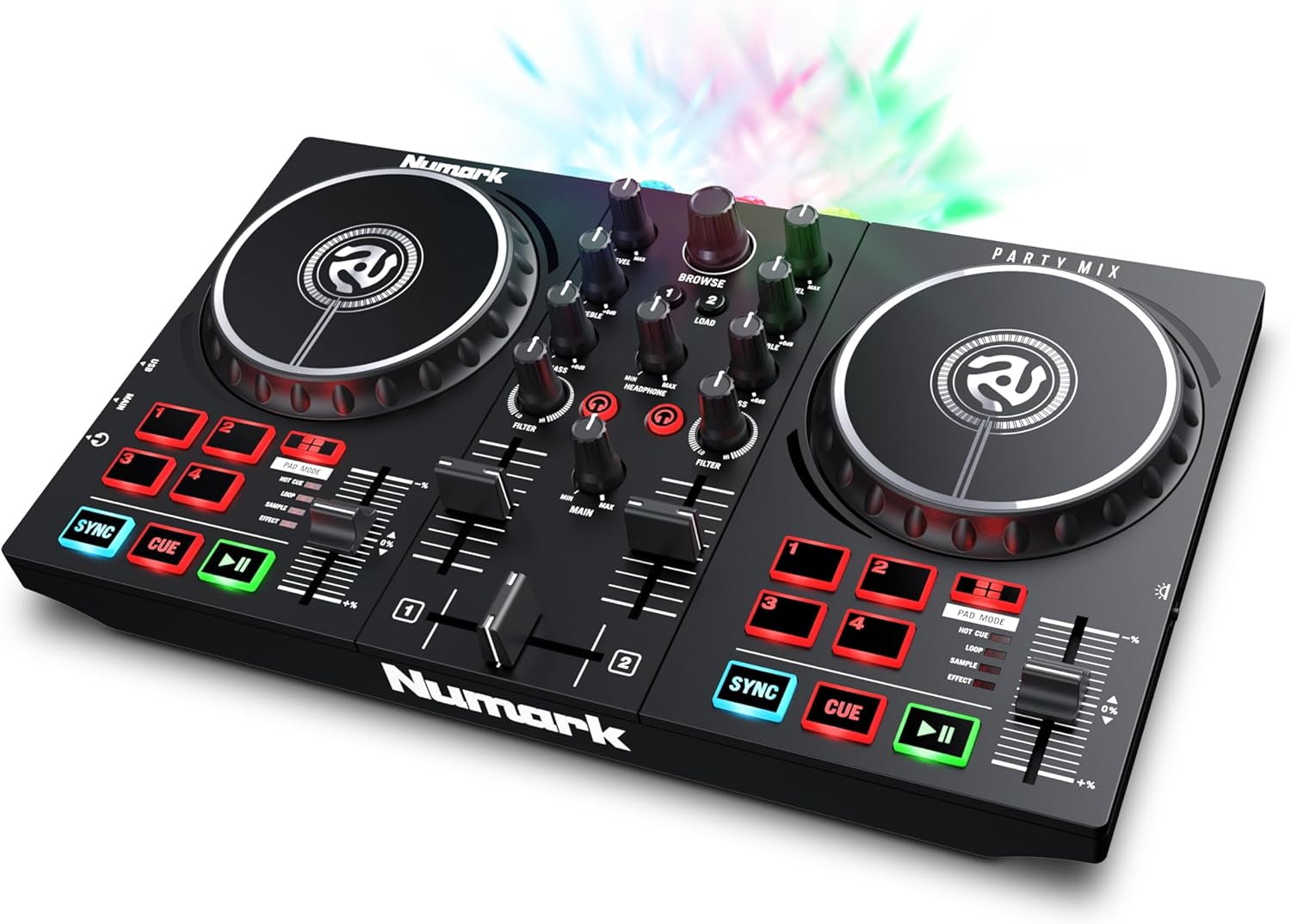 🔥Hot Sale🔥Party Mix II DJ Controller with Lights