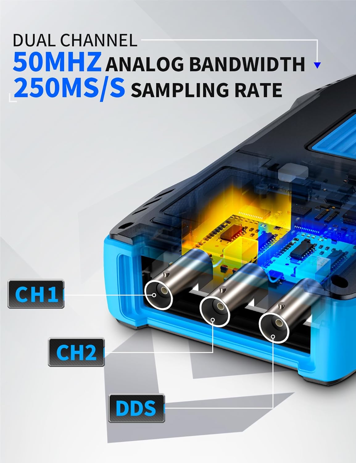 🔥Summer Sale🔥FNIRSI 2C53T Upgraded Handheld Oscilloscope