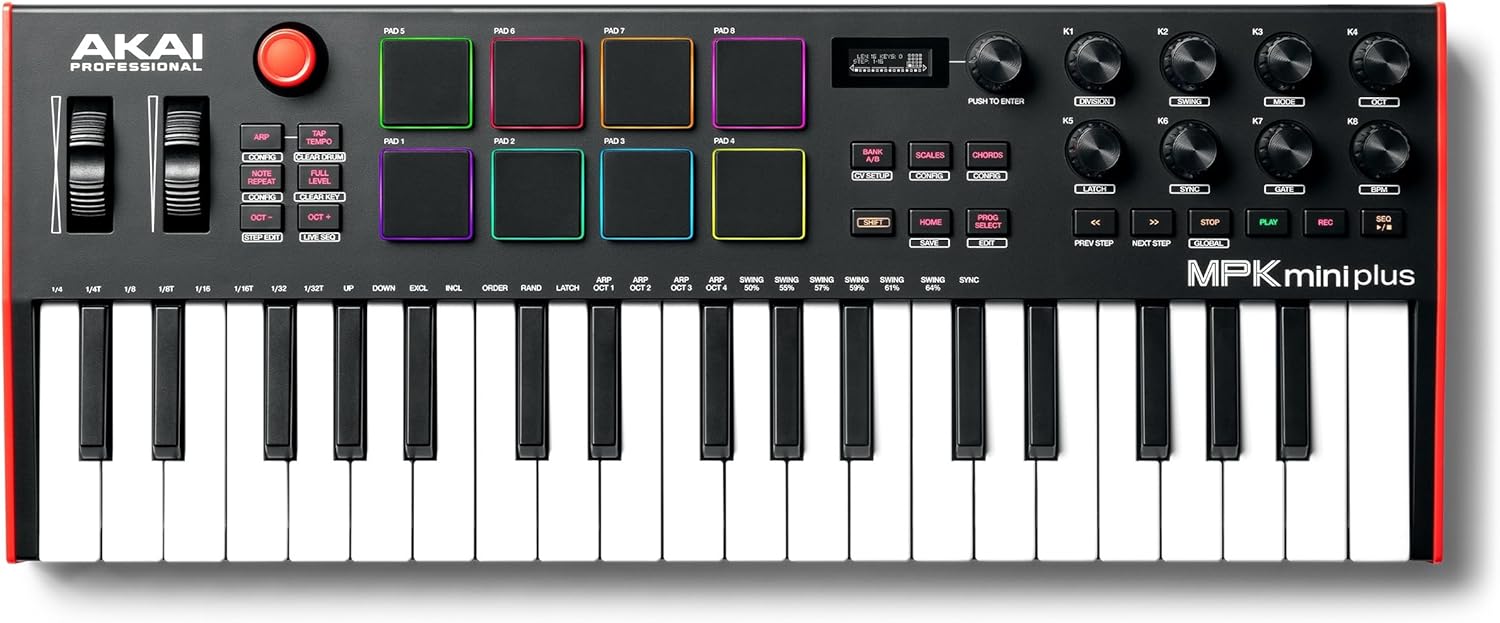 🔥Final Moments🔥Akai Professional MPK Mini Plus - USB MIDI Keyboard Controller