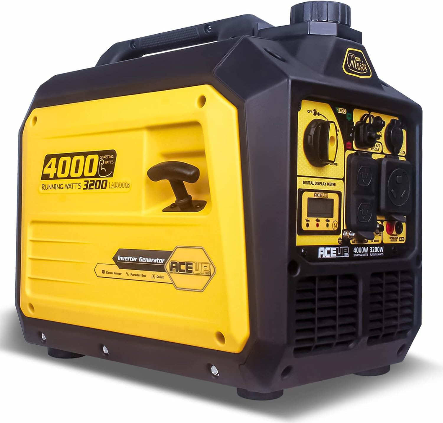 💥 [HOT SALE - 100% QUALITY] Aceup Energy Portable Inverter Generator 4000W, Quiet 149cc Gas Generator, RV Ready with Parallel Capability & EPA Compliant 🛡️