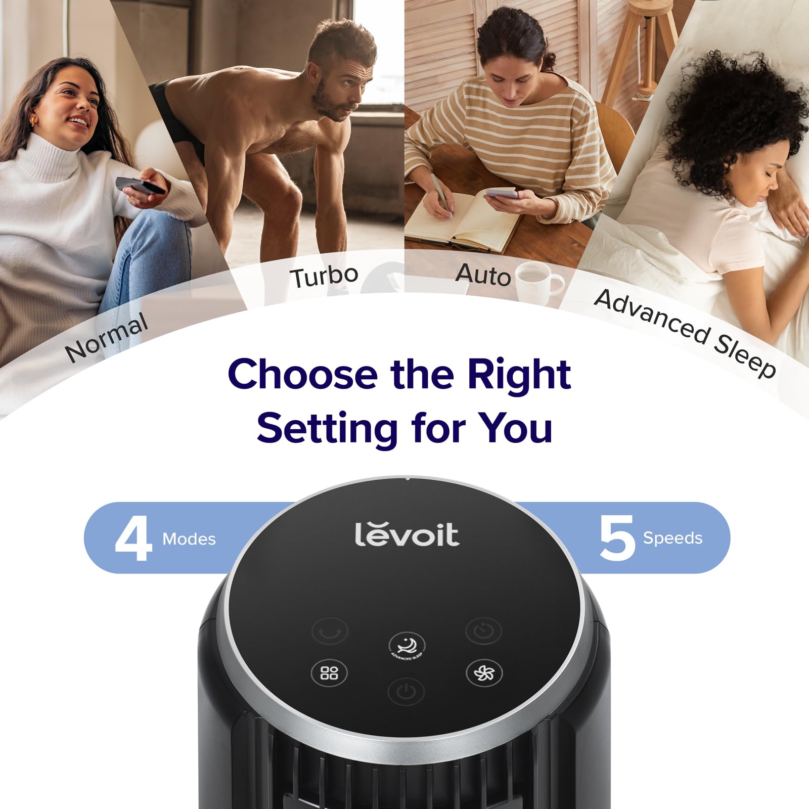 LEVOIT Tower Fan for Bedroom