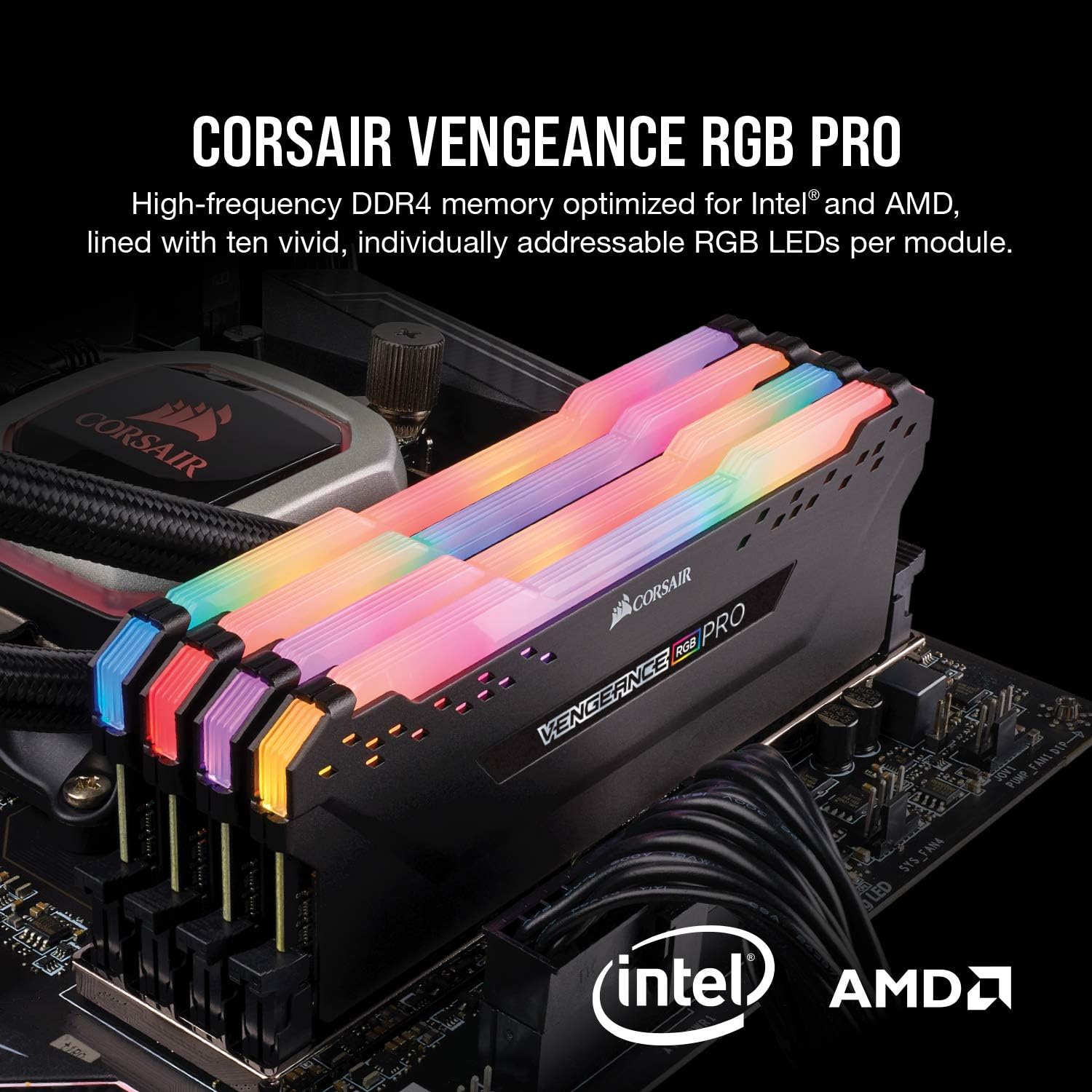 💥Today Only⚡CORSAIR Vengeance RGB PRO DDR4 32GB 3600MHz Memory