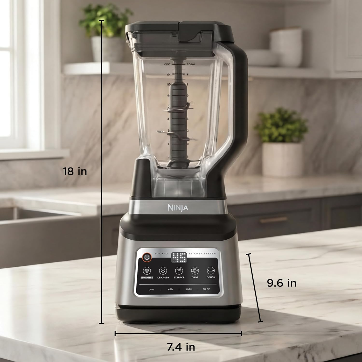 Ninja Professional Plus Kitchen System | Ultimate 3-in-1 Blender & Food Processor